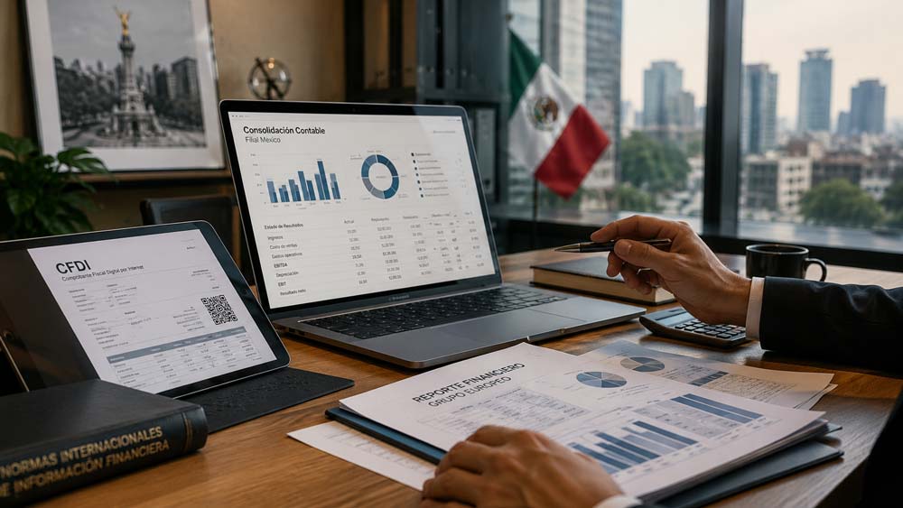 Consolidación Contable de una Filial en México: Del CFDI al Reporte Financiero Europeo
